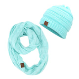 ponytail beanies & scarf sets
