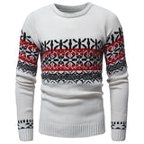 Men Sweater 2018 Fashion Round Neck Pullover Christmas