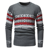 Men Sweater 2018 Fashion Round Neck Pullover Christmas
