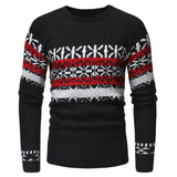 Men Sweater 2018 Fashion Round Neck Pullover Christmas