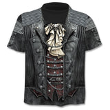 Casual  3D printing  summer short-sleeved O-neck T-shirt