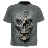 Casual  3D printing  summer short-sleeved O-neck T-shirt