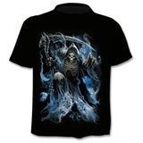 Casual  3D printing  summer short-sleeved O-neck T-shirt