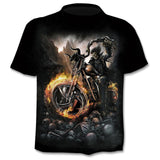Casual  3D printing  summer short-sleeved O-neck T-shirt