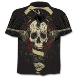 Casual  3D printing  summer short-sleeved O-neck T-shirt