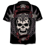 Casual  3D printing  summer short-sleeved O-neck T-shirt