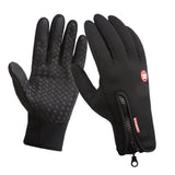 1 Pair Outdoor Winter Warm Waterproof Magic Gloves Cycling Gloves Bike Gloves Sport Gloves with Sensitive Touchscreen Function Idea for Skiing Snowboarding Cycling