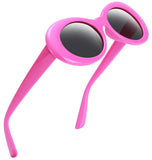 RTBOFY  Retro Oval Mod Thick Frame Clout Goggles Kurt Cobain Sunglasses