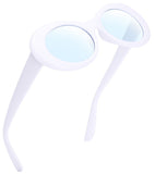 RTBOFY  Retro Oval Mod Thick Frame Clout Goggles Kurt Cobain Sunglasses