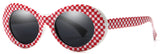 RTBOFY  Retro Oval Mod Thick Frame Clout Goggles Kurt Cobain Sunglasses