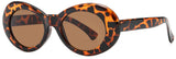 RTBOFY  Retro Oval Mod Thick Frame Clout Goggles Kurt Cobain Sunglasses