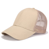 fashion women men ponytail baseball cap