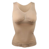 Women Shaper Slim Up Lift Plus Size Bra Cami Tank Top