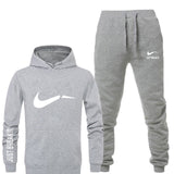 New 2018 Brand Tracksuit men thermal underwear Men Sportswear Sets Fleece Thick hoodie+Pants Sporting Suit Malechandal hombre
