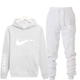 New 2018 Brand Tracksuit men thermal underwear Men Sportswear Sets Fleece Thick hoodie+Pants Sporting Suit Malechandal hombre