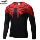 High Quality NEW 2019 Marvel Captain America 2 costume Super Hero jersey T shirt Men USA cosplay clothing long sleeves
