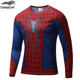 High Quality NEW 2019 Marvel Captain America 2 costume Super Hero jersey T shirt Men USA cosplay clothing long sleeves