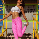 Dropshipping 2018 New Women Pants High Waist Anti-Cellulite Hiding Flex Leggings Workout Ladies Trousers Women Leggings