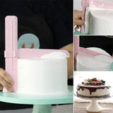 Cake Scraper Smoother Adjustable Fondant Spatulas Cake Edge Smoother Cream Decorating DIY Bakeware Tableware Kitchen Cake Tool