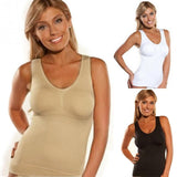Hot Shaper Slim Up Lift Plus Size Bra Cami Tank Top Women Body Removable Underwear Slimming Vest Corset Shapewear