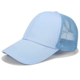 fashion women men ponytail baseball cap