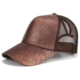 fashion women men ponytail baseball cap