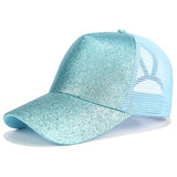 fashion women men ponytail baseball cap