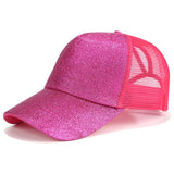 fashion women men ponytail baseball cap