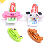 1pcs Cute Animal multifunction squeezer / toothpaste squeezer Home Commodity Bathroom Tube Cartoon Toothpaste Dispenser