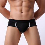 Mens Sexy Cotton Boxer Briefs Shorts Soft Underwear Bulge Pouch Underpants