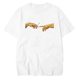 Funny Print Hip Hop Cotton Streetwear Casual TShirt