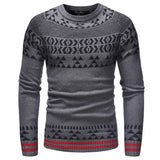 Men Sweater 2018 Fashion Round Neck Pullover Christmas
