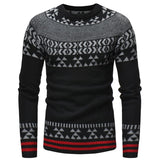 Men Sweater 2018 Fashion Round Neck Pullover Christmas