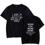 Hip Hop Letter Print Tees Tops