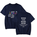 Hip Hop Letter Print Tees Tops