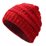 Ponytail Beanie Hat Winter Skullies Beanies Warm Caps Female Knitted Stylish Hats For Ladies Fashion