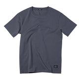 Solid Color Casual Basics O-neck T shirt