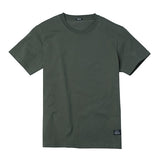 Solid Color Casual Basics O-neck T shirt