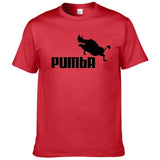 Pumba men casual short sleeves cotton T-shirt