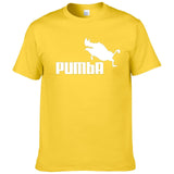 Pumba men casual short sleeves cotton T-shirt