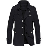 Riinr 2019 Brand New Arrival Male Jacket Casual Jackets Coat Men Casual Fit Overcoat Jacket Outerwear  Coats Plus Size M- 5XL