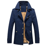 Riinr 2019 Brand New Arrival Male Jacket Casual Jackets Coat Men Casual Fit Overcoat Jacket Outerwear  Coats Plus Size M- 5XL