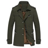 Riinr 2019 Brand New Arrival Male Jacket Casual Jackets Coat Men Casual Fit Overcoat Jacket Outerwear  Coats Plus Size M- 5XL