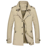 Riinr 2019 Brand New Arrival Male Jacket Casual Jackets Coat Men Casual Fit Overcoat Jacket Outerwear  Coats Plus Size M- 5XL