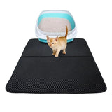 Folding Cat Litter Trapper Mat Waterproof Honeycomb Sifting Pad Protect Floor Carpet Eco-friendly EVA Foam Trash Pad