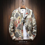2018 Autumn New Japanese Embroidery Men Jacket Coat Man Hip Hop Streetwear Men Jacket Coat Bomber Jacket Men Clothes