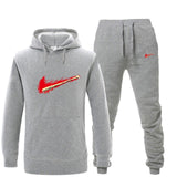 New 2018 Brand Tracksuit men thermal underwear Men Sportswear Sets Fleece Thick hoodie+Pants Sporting Suit Malechandal hombre