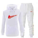 New 2018 Brand Tracksuit men thermal underwear Men Sportswear Sets Fleece Thick hoodie+Pants Sporting Suit Malechandal hombre