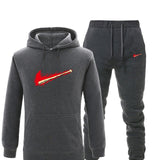 New 2018 Brand Tracksuit men thermal underwear Men Sportswear Sets Fleece Thick hoodie+Pants Sporting Suit Malechandal hombre