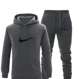 New 2018 Brand Tracksuit men thermal underwear Men Sportswear Sets Fleece Thick hoodie+Pants Sporting Suit Malechandal hombre